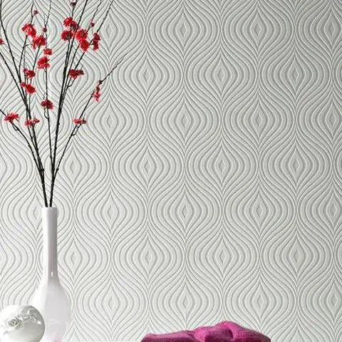 Curvy Paintable Wallpaper Wallpaper Inn