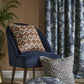 Kashmir Jacobean Navy/Teal Fabric