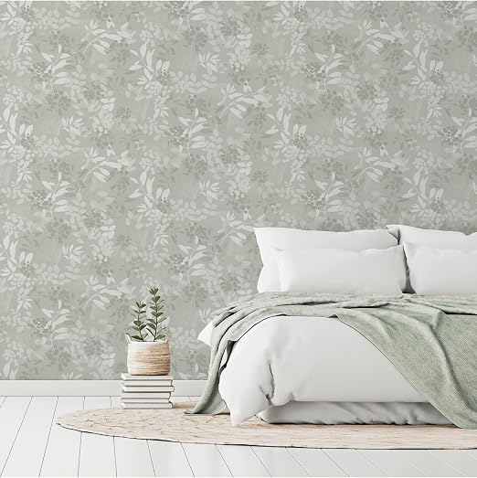 Arthouse Soft Green Leaves