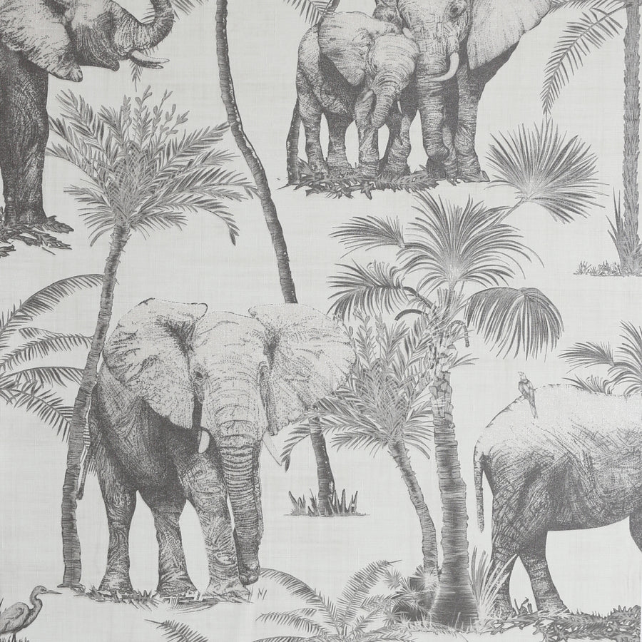 Safari Elephant Charcoal Wallpaper Wallpaper Inn