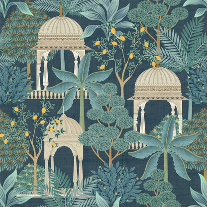 Exotic Pavilion Wallpaper Wallpaper Inn