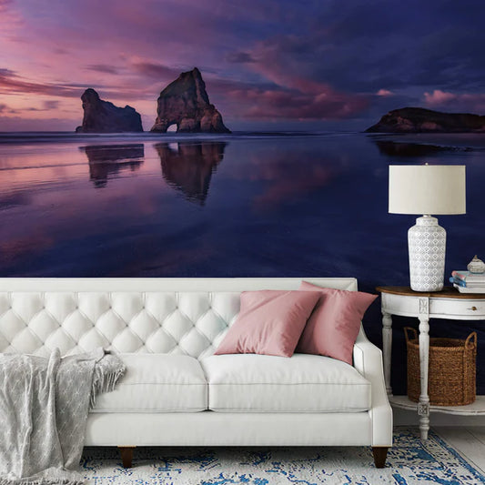 Bay At Sunset Wall Mural Wallpaper Inn