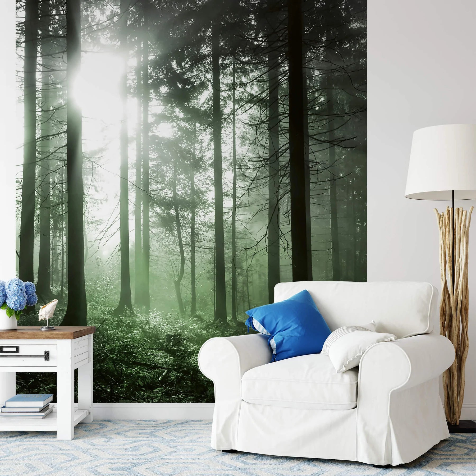 Sun Rays Wall Mural Wallpaper Inn