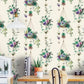 Botany White/Multi Wallpaper Wallpaper Inn