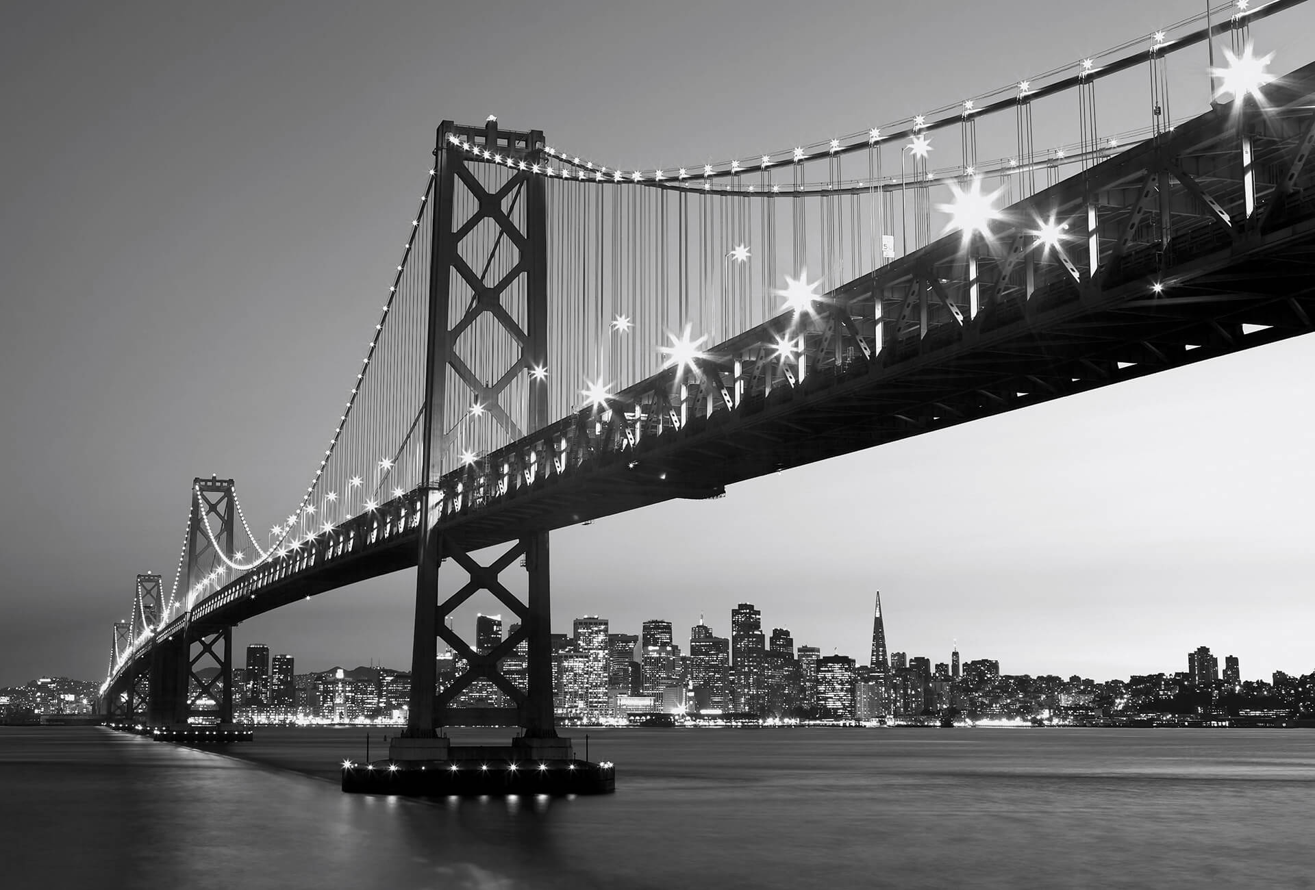 San Francisco Skyline Mural Wallpaper Inn