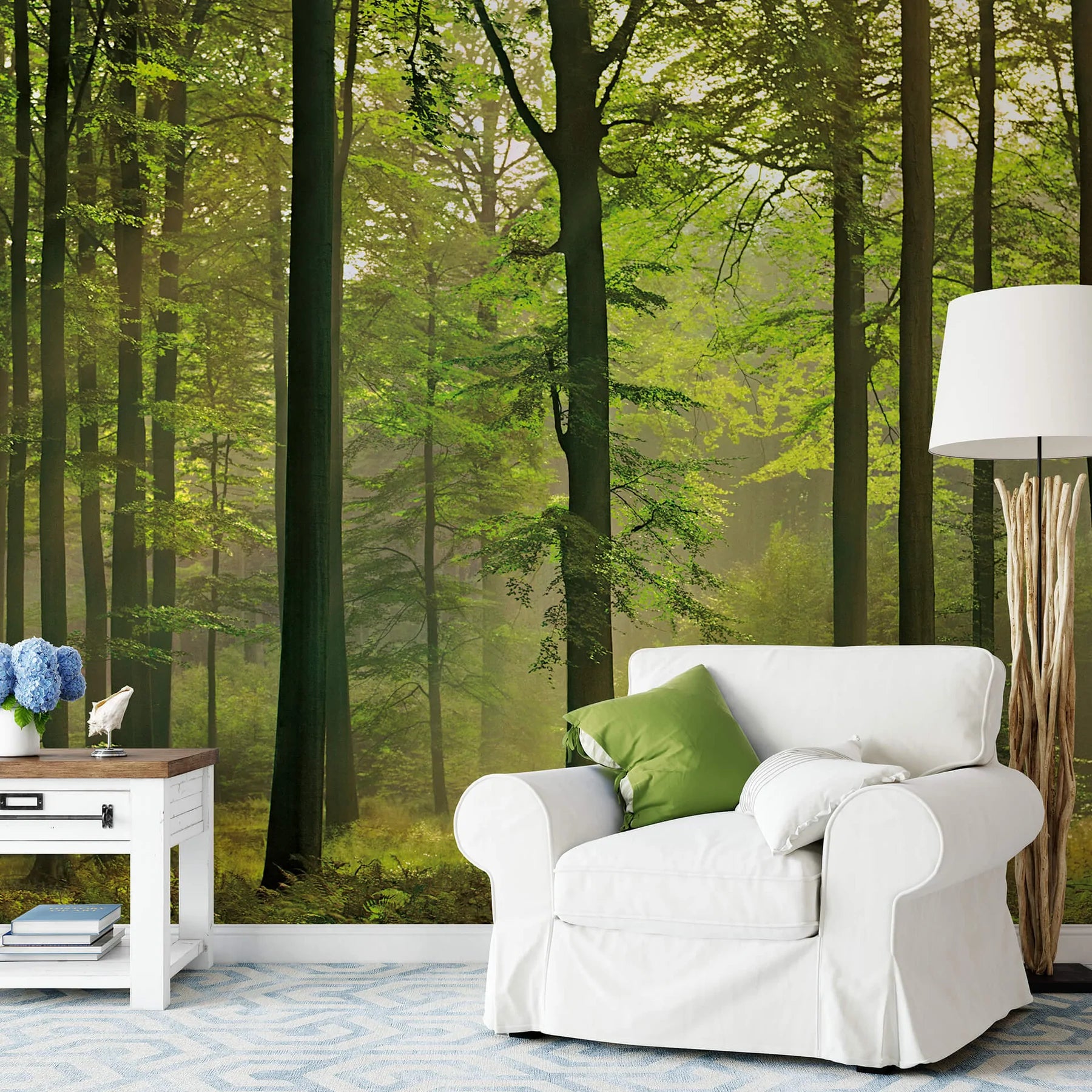 Autumn Forest Wall Mural Wallpaper Inn