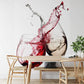 Wine Glasses Mural Wallpaper Inn