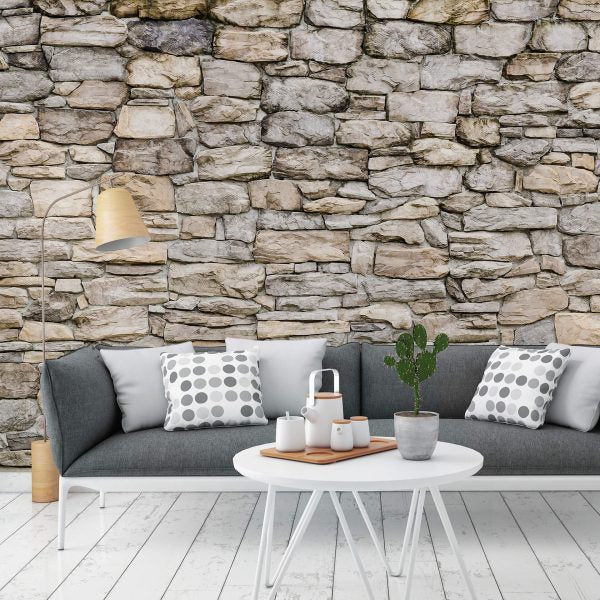 Stone Wall II Mural Wallpaper Inn