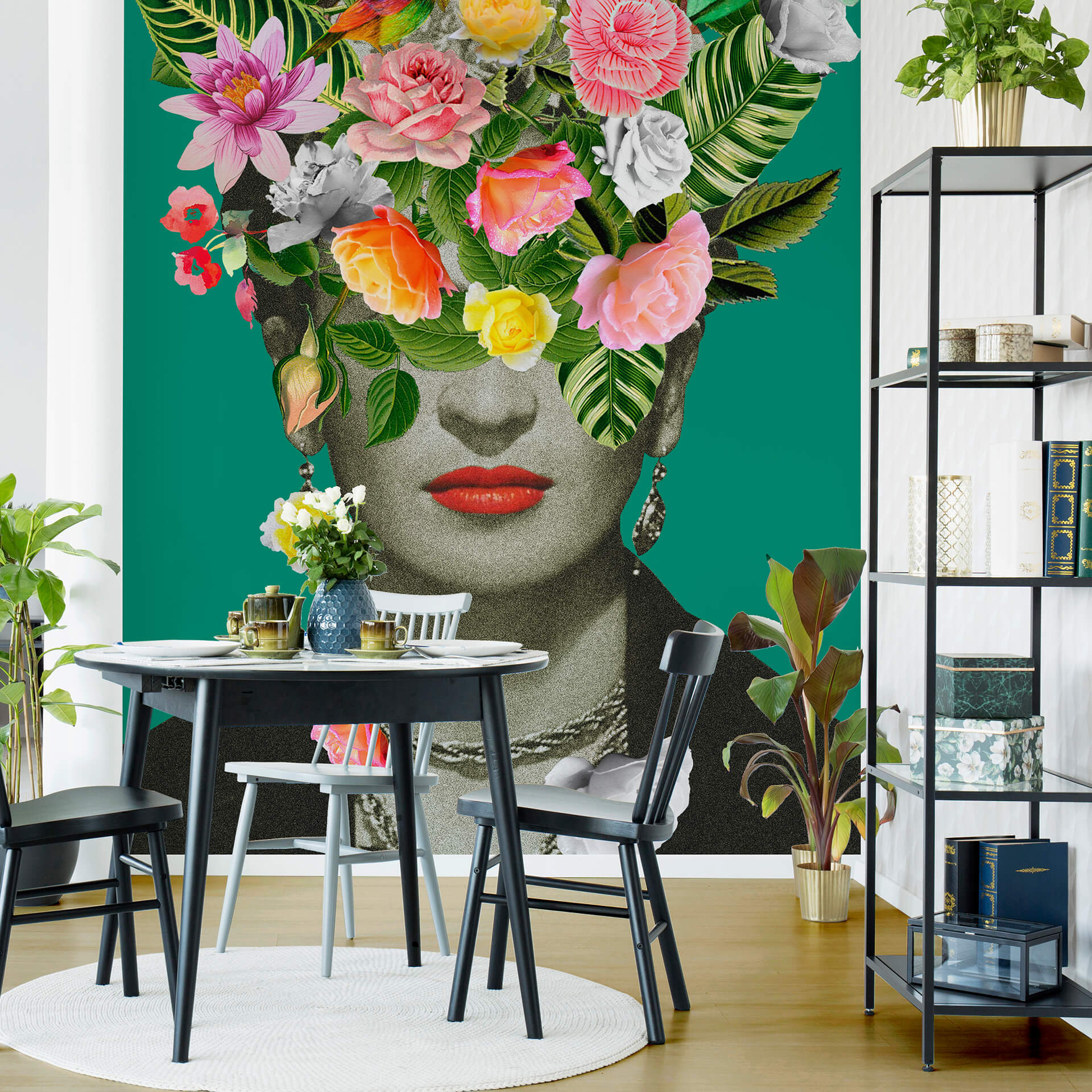 Frida Floral Mural Wallpaper Inn