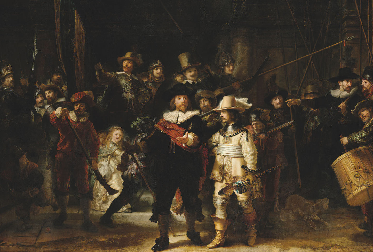 Rembrandt – The Night Watch Mural Wallpaper Inn