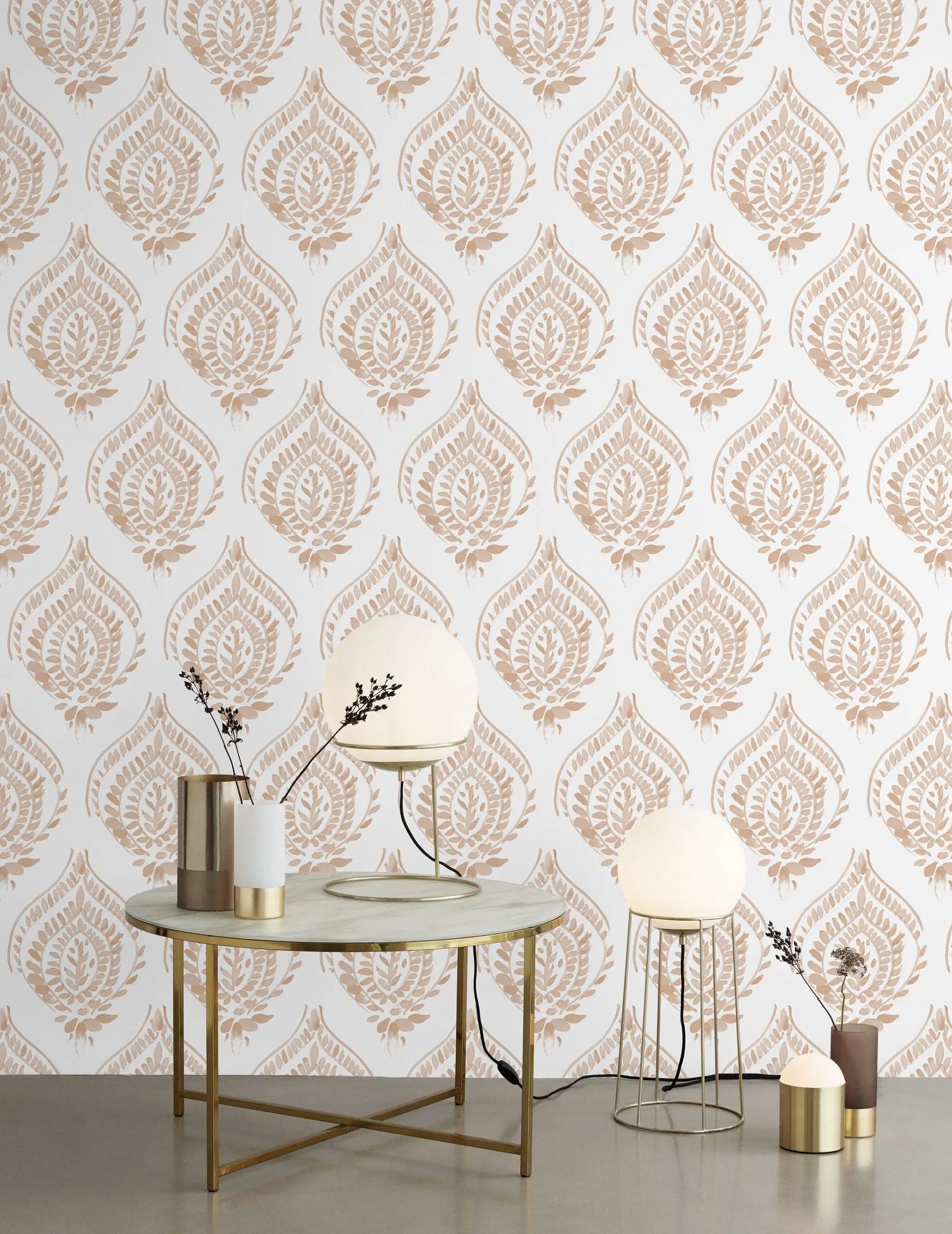 Ceci Medallion Wallpaper Wallpaper Inn