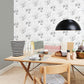 Eucalyptus Leaves Black & White Wallpaper Inn