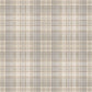 Checked Plaid Beige & Grey Wallpaper