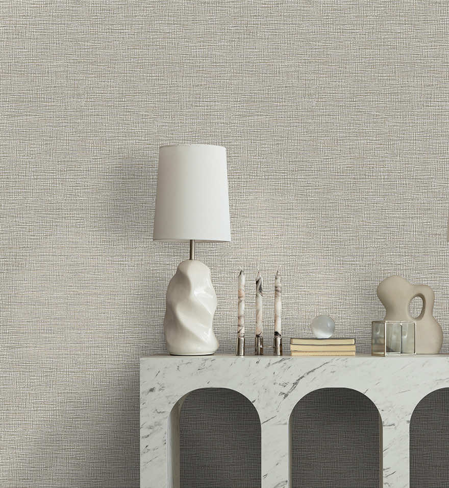 Brocade Grey - Wallpaper Inn 