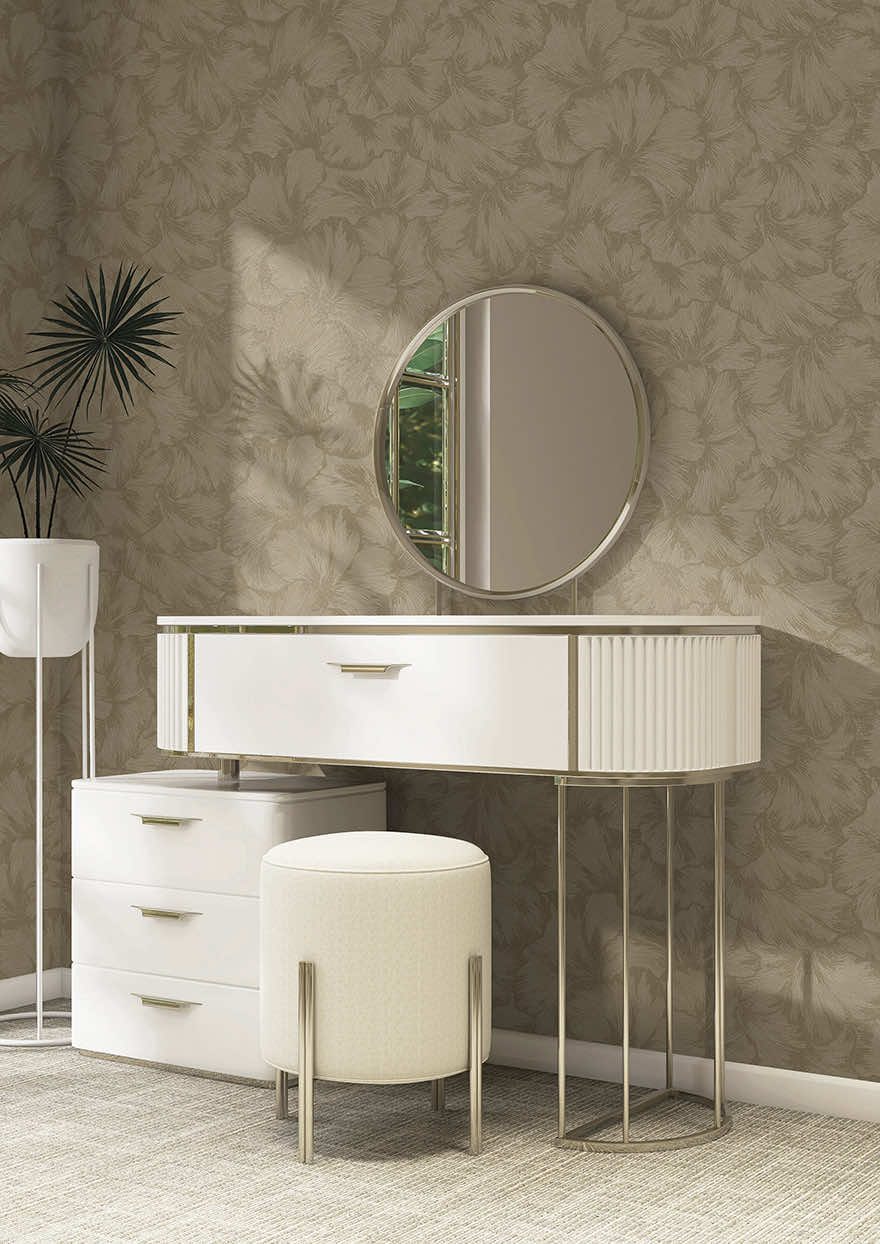 Suzani Beige - Wallpaper Inn 