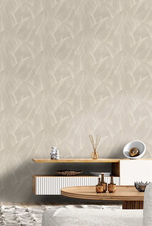 Anthurium Cream - Wallpaper Inn 