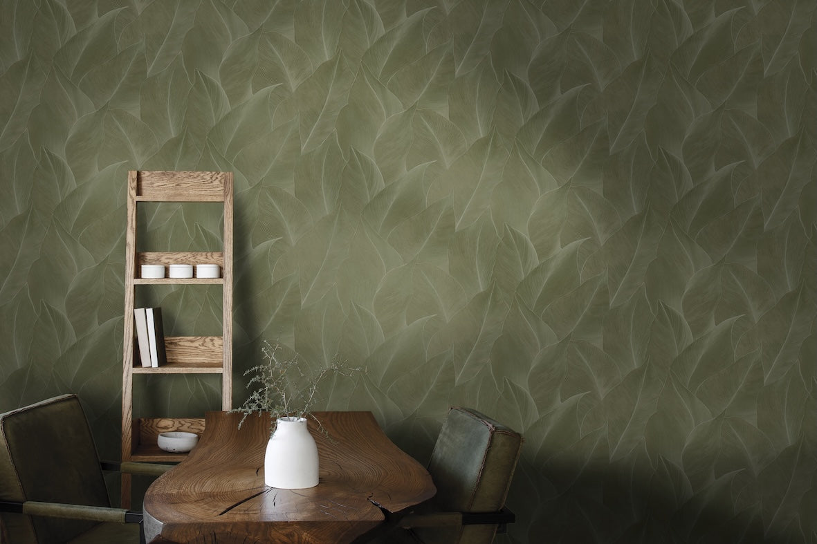 Anthurium Green - Wallpaper Inn 