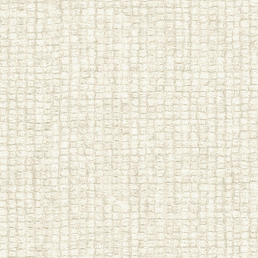 La Piaggia Weave White Wallpaper