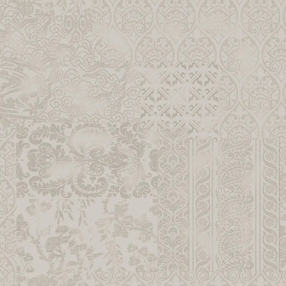 Distressed Aztec Taupe Wallpaper Wallpaper Inn