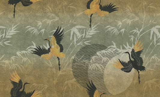 Zen Birds Wallpaper Wallpaper Inn