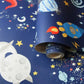 Space Animals Navy wallpaper Wallpaper Inn