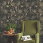 Ateles Charcoal Wallpaper Wallpaper Inn