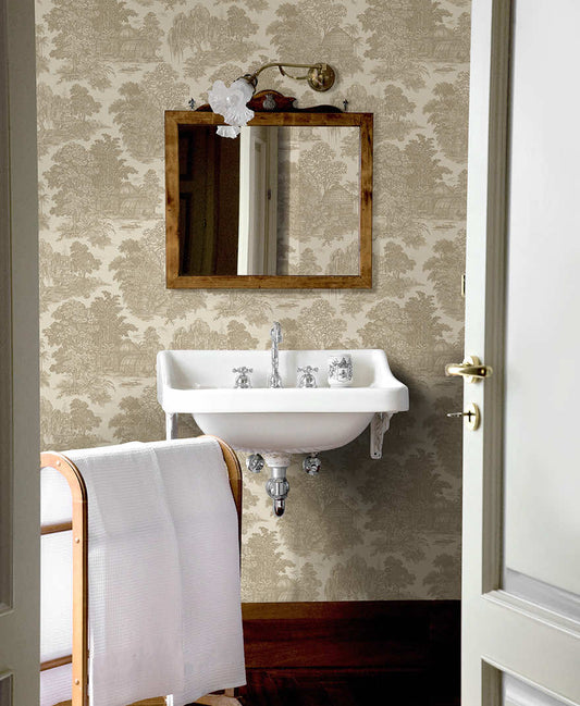 Blenheim Wallpaper Cream/ Neutral