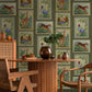Menagerie Green - Wallpaper Inn 