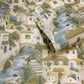Monteroso Beige/Blue - Wallpaper Inn 
