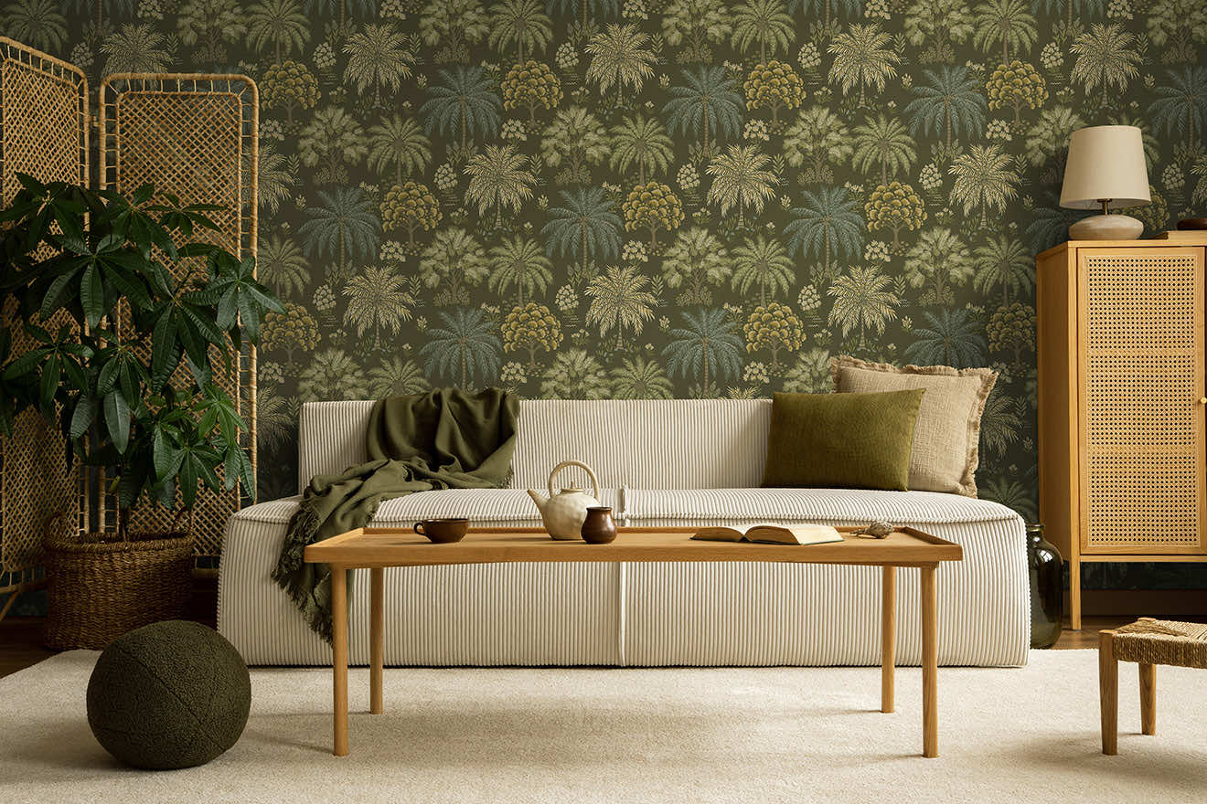 Solana Green - Wallpaper Inn 