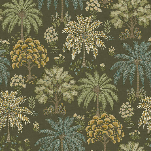 Solana Green - Wallpaper Inn 