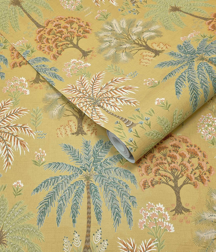 Solana Ochre - Wallpaper Inn 