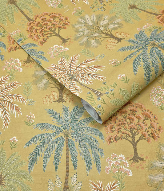 Solana Ochre - Wallpaper Inn 