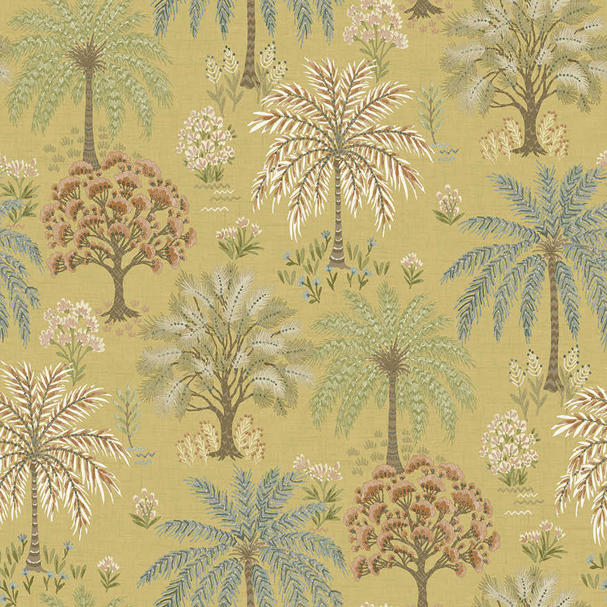 Solana Ochre - Wallpaper Inn 