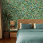 Comoros Aqua/Green - Wallpaper Inn 