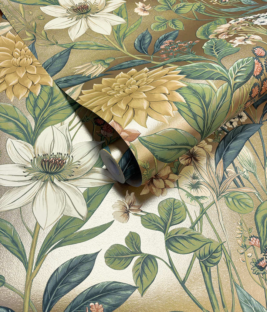 Clematis Gold - Wallpaper Inn 