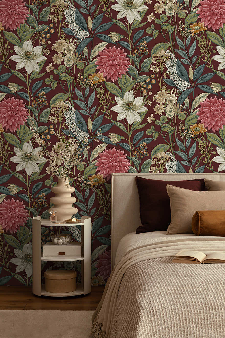 Clematis Berry - Wallpaper Inn 