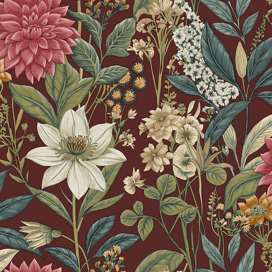 Clematis Berry - Wallpaper Inn 