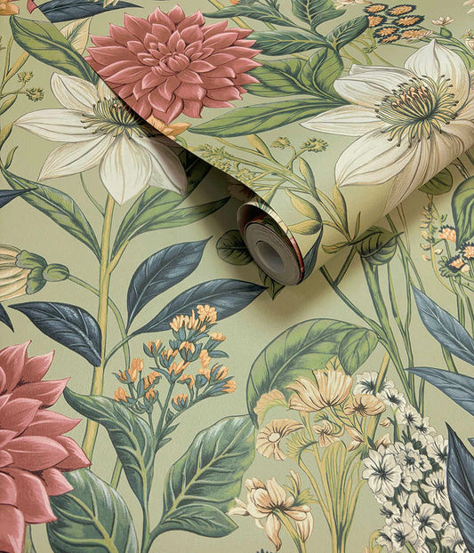 Clematis Sage - Wallpaper Inn 