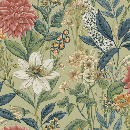 Clematis Sage - Wallpaper Inn 