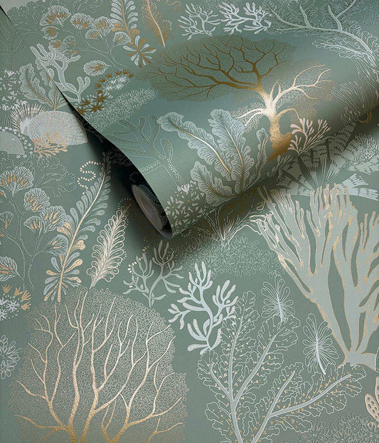 Nautilus Aqua - Wallpaper Inn 