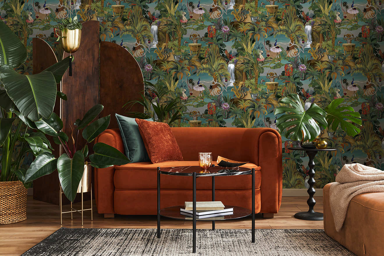 Sunset Carnival Multi - Wallpaper Inn 