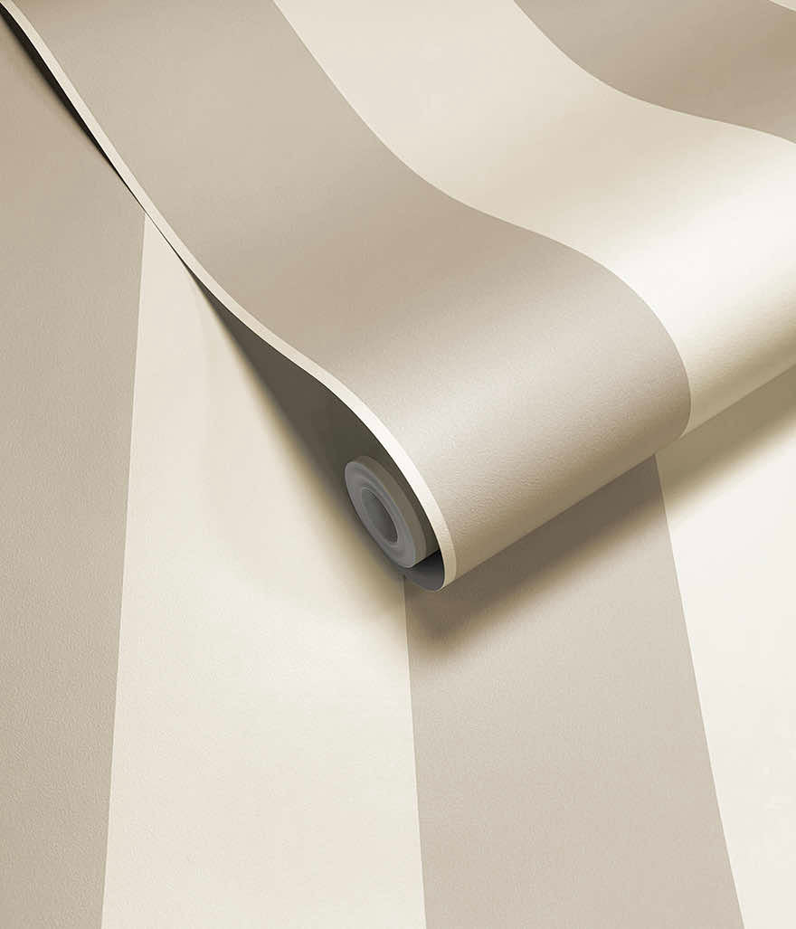 Cordelia Stripe Beige - Wallpaper Inn 