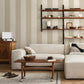 Cordelia Stripe Beige - Wallpaper Inn 