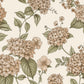 Hortensia Coral/Green - Wallpaper Inn 
