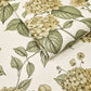 Hortensia Ochre/Green - Wallpaper Inn 