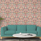 Folk Floral Wallpaper