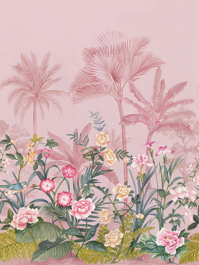 Palm Tree Paradise Mural Wallpaper Inn