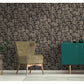 Brindle Flock Black Wallpaper Wallpaper Inn