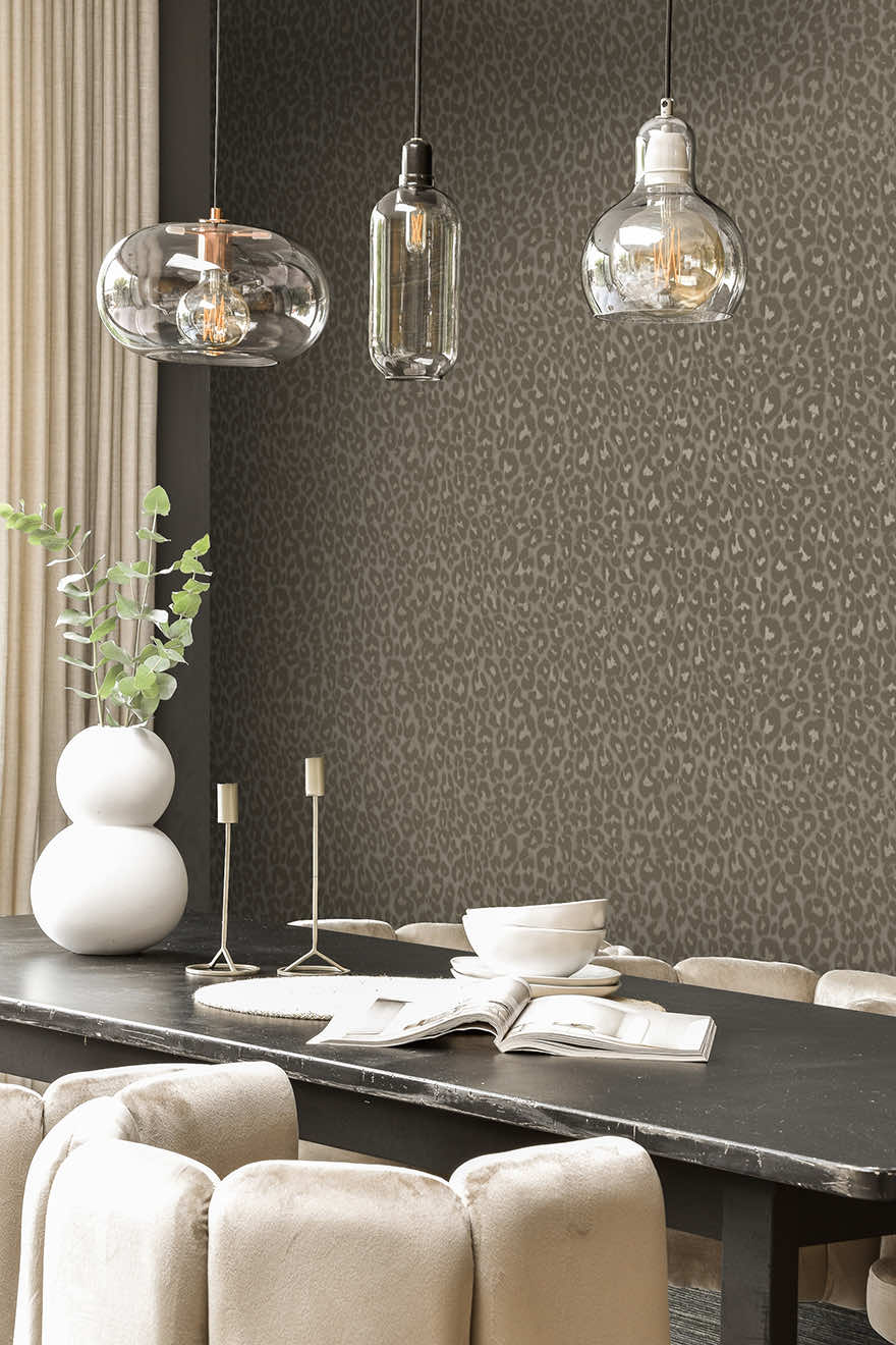 Makucha Bead Taupe - Wallpaper Inn 